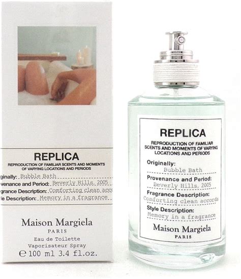 replica bubble bath perfume sample